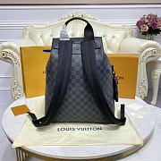 KITLIFE LOUIS VUITTON UTILITY BACKPACK Damier Graphite -33 x 41 x 16 cm - 5