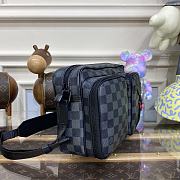 KITLIFE LOUIS VUITTON MESSENGER UTILITY BAG Damier Graphite - 27 x 16.5 x 10.5 cm - 5