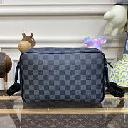 KITLIFE LOUIS VUITTON MESSENGER UTILITY BAG Damier Graphite - 27 x 16.5 x 10.5 cm - 4