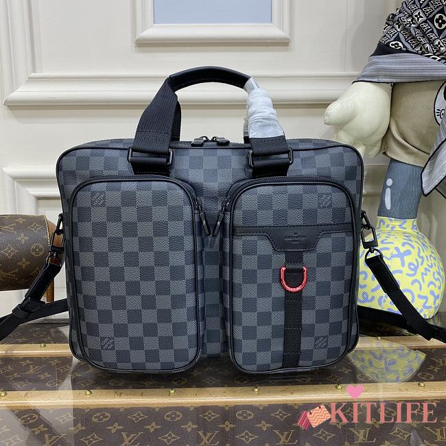 KITLIFE LOUIS VUITTON UTILITY BUSINESS BAG - 36.0 x 27.5 x 6.0 cm- - 1