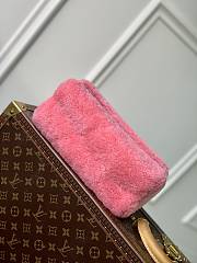 	 KITLIFE LOUIS VUITTON TWIST BAG MM pINK Fleece - 23 x 17 x 9.5 cm - 5