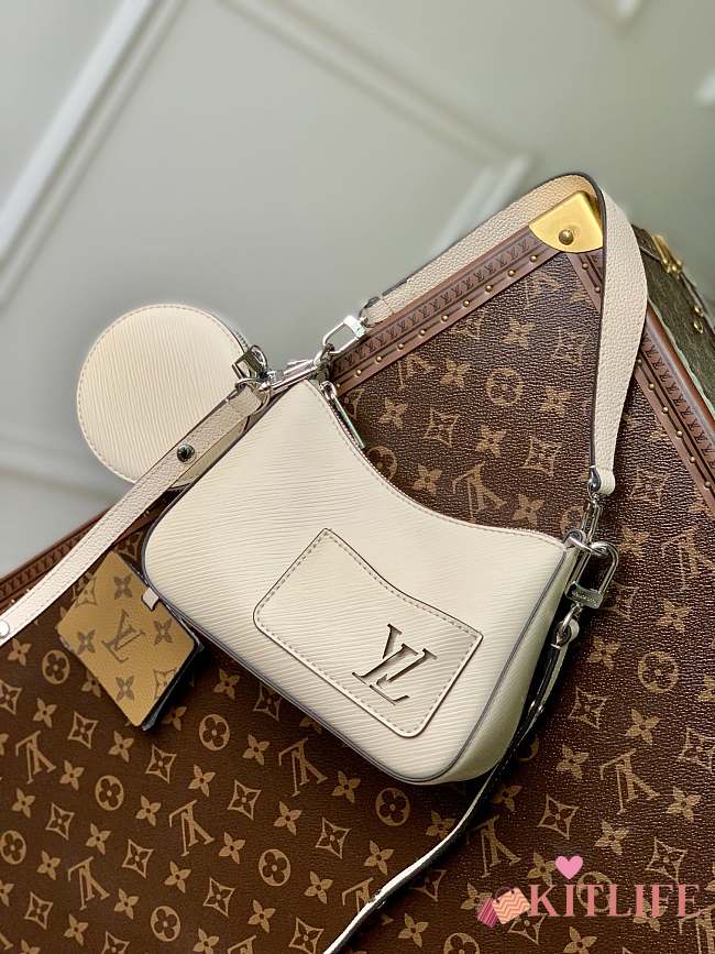 	 KITLIFE LOUIS VUITTON MARELLE WHITE - 19.0 x 13.5 x 6.5 - 1