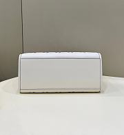 Kitlife Fendi Sunshine Medium White leather shopper - 35x31x17cm - 3