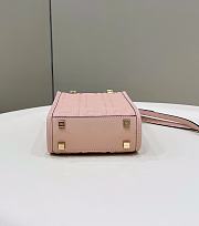 	 Kitlife Fendi Sunshine Mini Pink leather shopper - 13x5x17cm - 4