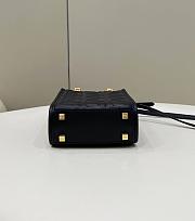 	 Kitlife Fendi Sunshine Mini Black leather shopper - 13x5x17cm - 5