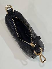 Kitlife Fendigraphy Nano Black Python Leather - 16.5x14x5cm - 3