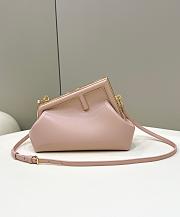 Fendi First Small Pink Leather  – 8BP129 – 26×18×9.5 cm - 3
