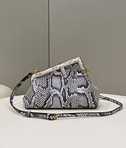 Fendi First Small White Python Leather Bag – 8BP129 – 26×18×9.5 cm - 4