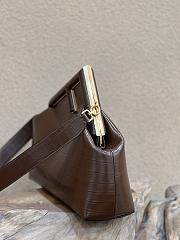 Kitlife Fendi First Medium Brown Blushed Crocodile Leather - 32.5x15x23.5cm - 5