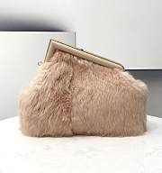 Kitlife Fendi First Medium Mink Leather Pink - 32.5x15x23.5cm - 1