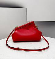 Kitlife Fendi First Small Red Leather – 26×18×9.5 cm - 3