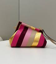 Kitlife Fendi First Small Leather bag with multicolour inlay - 26x9.5 x18cm - 1