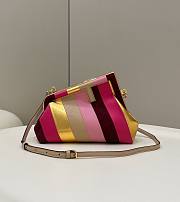 Kitlife Fendi First Small Leather bag with multicolour inlay - 26x9.5 x18cm - 3