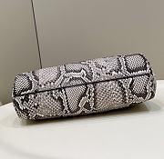 Fendi First Medium White Python Leather Bag – 32.5×15×23.5cm - 5