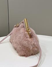 	 Kitlife Fendi First Small Mink Leather Pink - 26×9.5×18cm - 2