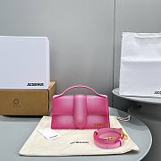 Kitlife Jacquemus Le Bambino Bag in Pink Leather - 24*13*7cm - 1