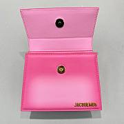 Kitlife Jacquemus Le Chiquito Noeud Coiled pink handbag - 18x15.5x8cm - 2