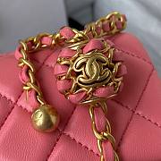 Kitlife Chanel 22s Rectangle Coral Pink - 20x17x3cm - 5