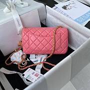 Kitlife Chanel 22s Rectangle Coral Pink - 20x17x3cm - 4