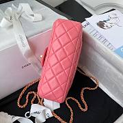 Kitlife Chanel 22s Rectangle Coral Pink - 20x17x3cm - 2