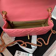 Kitlife Chanel 22s Rectangle Coral Pink - 20x17x3cm - 3
