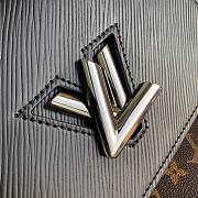 	 Kitlife Louis Vuitton TWIST BELT CHAIN POUCH Silver Hardware - 7.5 x 5.3 x 1.7 inches - 4
