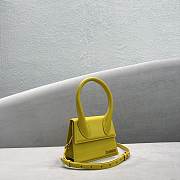 Kitlife Jacquemus Le Chiquito Large Yellow Smooth Leather - 24cm - 4