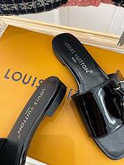Kitlife Louis Vuitton Shake Flat Mules Black  - 2