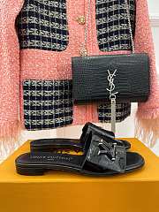 Kitlife Louis Vuitton Shake Flat Mules Black  - 3