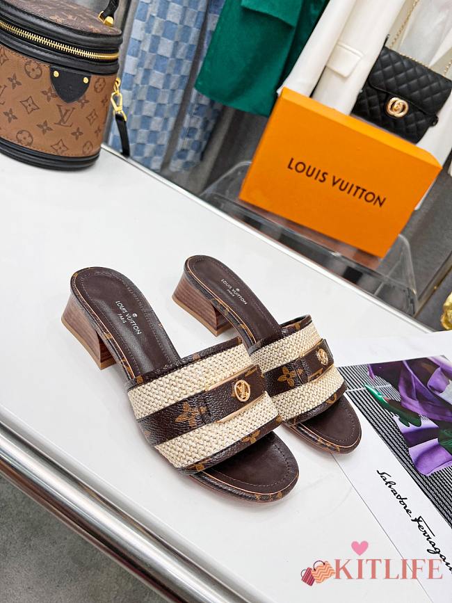 Kitlife Louis Vuitton Lock It Mules Pattern (4 colors) - 1