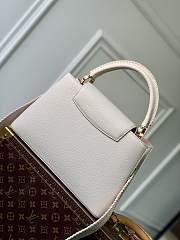 	 Kitlife Louis Vuitton Capucines Mini Bag Taurillon White and Pink - 31.5×20×11 cm - 4