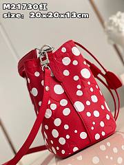 KITLIFE LOUIS VUITTON NEONOE BB BAG LV X YK Red and white - 20 x 20 x 13 cm - 3