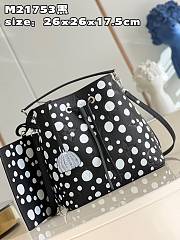 	 KITLIFE LOUIS VUITTON NEONOE BB BAG LV X YK Black and white - 20 x 20 x 13 cm - 4