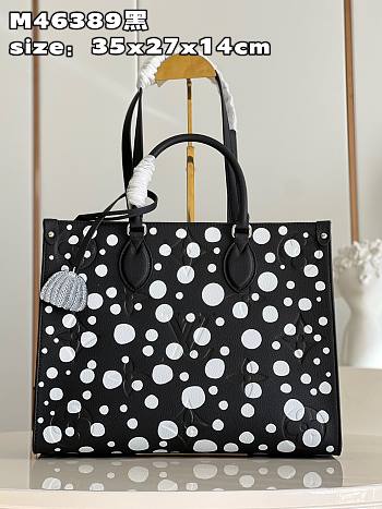 	 KITLIFE LOUIS VUITTON ONTHEGO MM BAG LV X YK Black and White - 35 x 27 x 14 cm