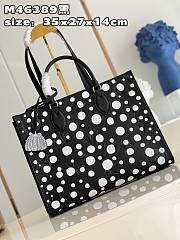 	 KITLIFE LOUIS VUITTON ONTHEGO MM BAG LV X YK Black and White - 35 x 27 x 14 cm - 4