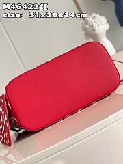 	 KITLIFE LOUIS VUITTON NEVERFULL PM BAG LV X YK Red and white - 31 x 28 x 14 cm - 5