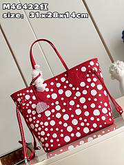 	 KITLIFE LOUIS VUITTON NEVERFULL PM BAG LV X YK Red and white - 31 x 28 x 14 cm - 3