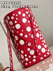 	 KITLIFE LOUIS VUITTON NEVERFULL PM BAG LV X YK Red and white - 31 x 28 x 14 cm - 4