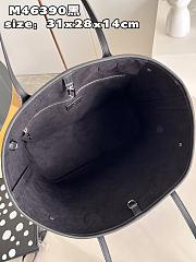 	 KITLIFE LOUIS VUITTON NEVERFULL PM BAG LV X YK Black and white - 31 x 28 x 14 cm - 5
