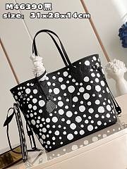 	 KITLIFE LOUIS VUITTON NEVERFULL PM BAG LV X YK Black and white - 31 x 28 x 14 cm - 3