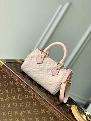 Kitlife Louis Vuitton Nano Speedy Stardust Pink Monogram Empreinte - 16.0 x 10.0 x 7.5CM - 3