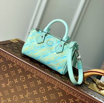 	 Kitlife Louis Vuitton Nano Speedy Stardust blue Monogram Empreinte - 16.0 x 10.0 x 7.5CM