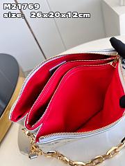 Kitlife Louis Vuitton Coussin PM Silver Lambskin - 26 x 20 x 12 cm - 2