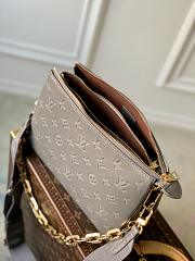 Kitlife Louis Vuitton Coussin MM Grey Monogram-embossed puffy lambskin - 34 x 24 x 12 cm - 3