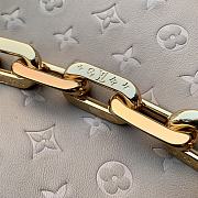 	 Kitlife Louis Vuitton Coussin MM Taupe Monogram-embossed puffy lambskin - 34 x 24 x 12 cm - 5