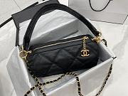 Kitlife Chanel Small Bowling Bag Calfskin and Gold Hardware - 11*20*11cm - 2
