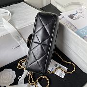 Kitlife Chanel Ring Chain Flap Black - 20cm - 5