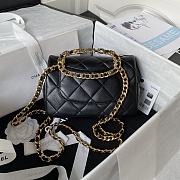 Kitlife Chanel Ring Chain Flap Black - 20cm - 4