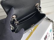 Kitlife Chanel Monaco Mini Square Flap Bag Black Lambskin Light Gold Hardware - 16.5X12.5X8.3CM - 5