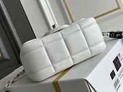 	 Kitlife Chanel Monaco Mini Square Flap Bag White Lambskin Light Gold Hardware - 16.5X12.5X8.3CM - 5